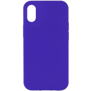 Чохол для iPhone XR Фіолетовий Silicone Case Full Protective NO LOGO