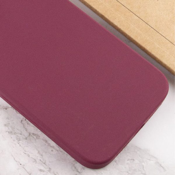 Чохол для iPhone XS Max Бордовий Silicone Case Full Protective NO LOGO - Зображення 3