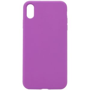 Чохол для iPhone XS Max Фіолетовий Silicone Case Full Protective NO LOGO