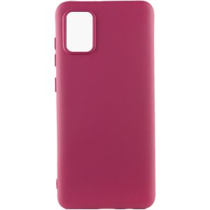 Чохол для Samsung Galaxy A71 Бордовий Silicone Cover Lakshmi