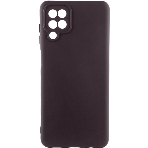 Чохол для Samsung Galaxy A12 шоколадний Silicone Cover Lakshmi Full Camera