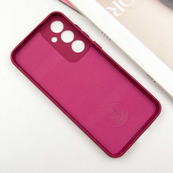 Чохол для Samsung Galaxy S24 Бордовий Silicone Cover Lakshmi Full Camera - Зображення 3