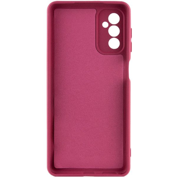 Чохол для Samsung Galaxy M23 5G Бордовий TPU GETMAN Liquid Silk Full Camera - Зображення 2