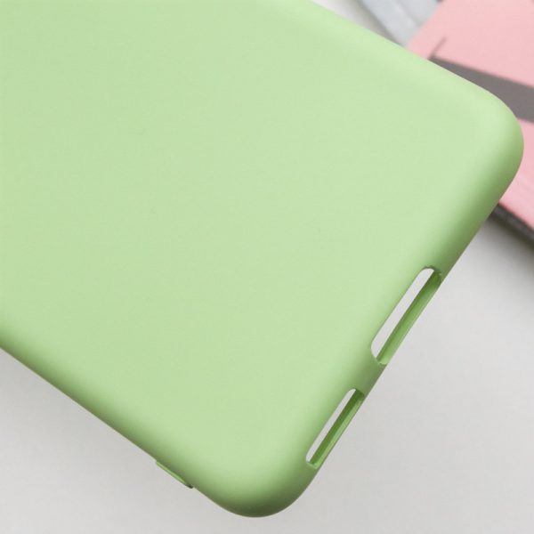 Чохол для Samsung Galaxy S22 Ultra Зелений TPU GETMAN Liquid Silk Full Camera - Зображення 2