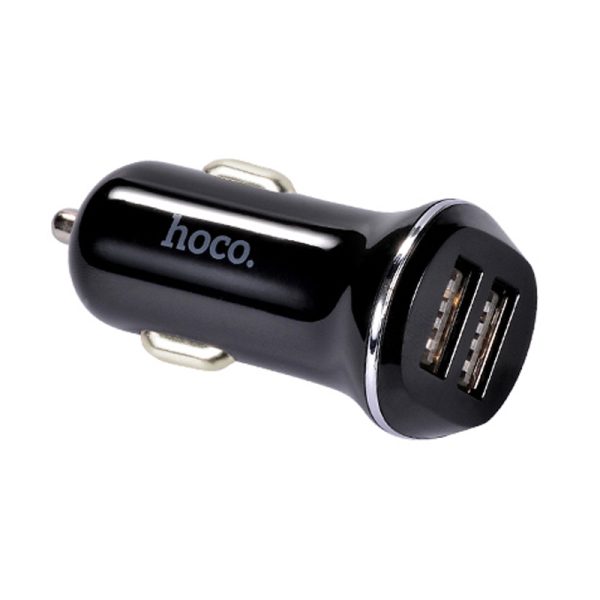 АЗП Hoco Z1 2.1A (2USB-A) Чорний - Зображення 4
