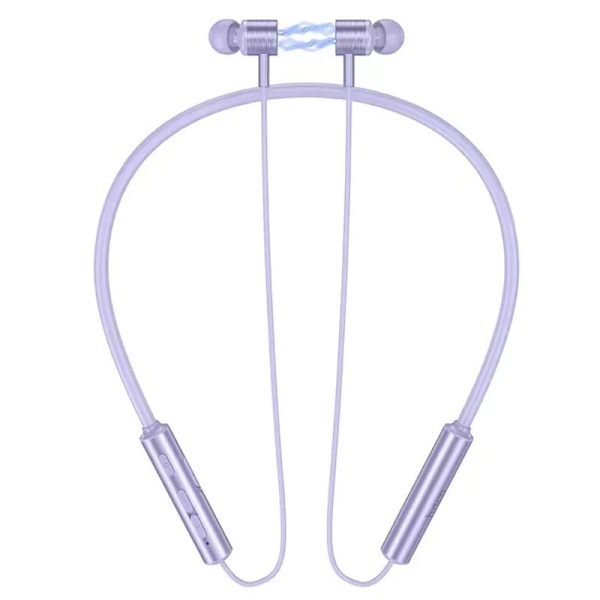 Bluetooth Навушники Hoco ES69 Platium neck-mounted Фіолетовий - Зображення 2