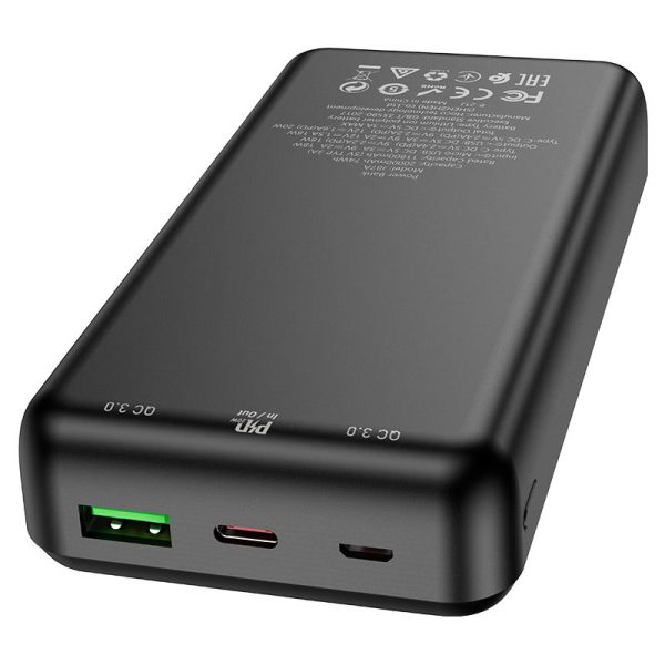 Павербанк Power Bank Hoco J87A Tacker PD20W+QC3.0 20000 mAh Чорний - Зображення 2
