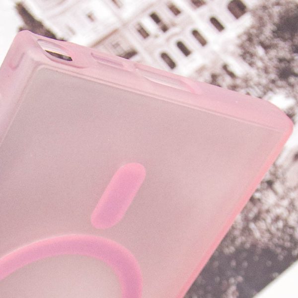 Чохол для Samsung Galaxy S22 Ultra Рожевий TPU Lyon frosted with MagSafe - Зображення 7