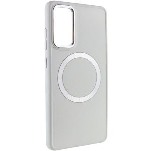 Чохол для Samsung Galaxy A54 5G Білий Bonbon Metal Style with MagSafe