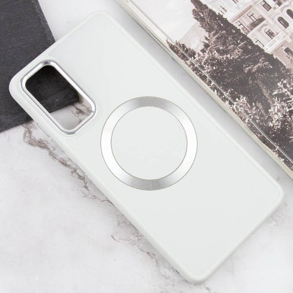 Чохол для Samsung Galaxy A54 5G Білий Bonbon Metal Style with MagSafe - Зображення 4