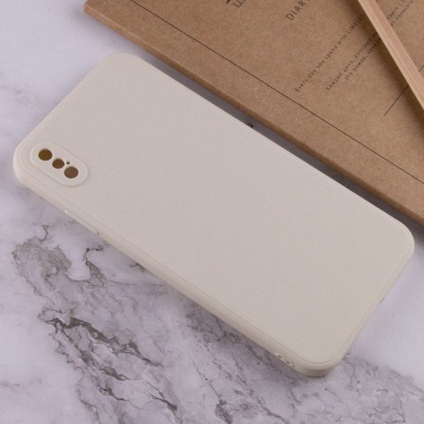 Силіконовий чохол для Apple iPhone XS Max Бежевий Candy Full Camera - Зображення 4
