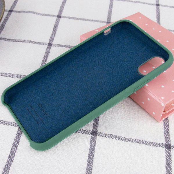 Чохол для iPhone X / XS Зелений Silicone Case - Зображення 3