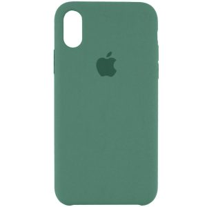Чохол для iPhone XS Max Зелений Silicone Case