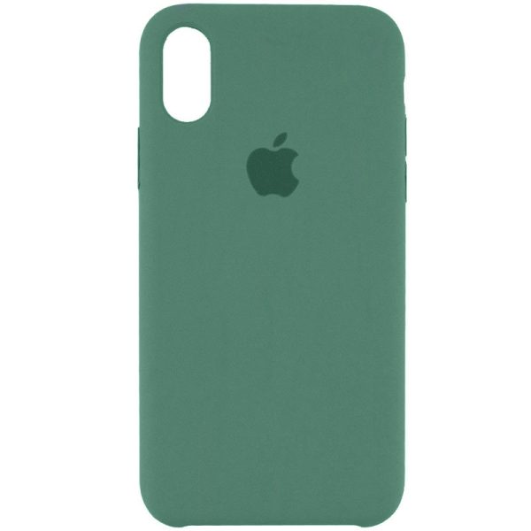 Чохол для iPhone XS Max Зелений Silicone Case