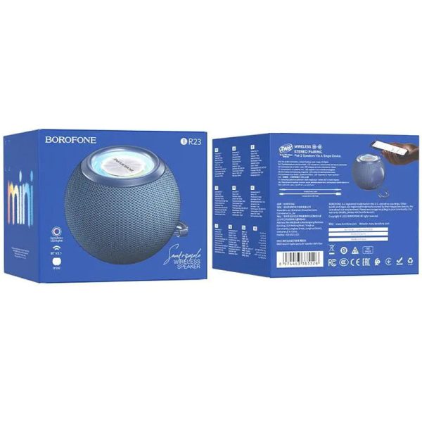 Bluetooth Колонка з радіо Borofone BR23 Sound ripple sports синій - Зображення 4