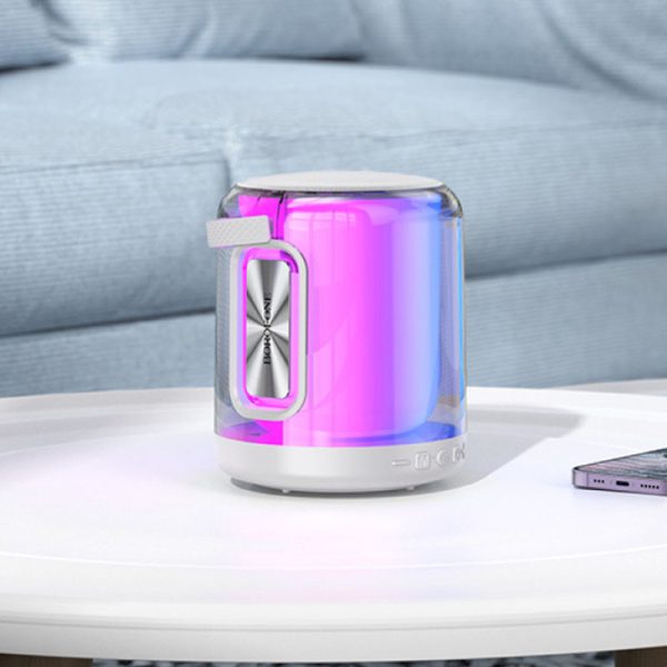Bluetooth Колонка Borofone BR30 Auspicious colorful sports Сірий - Зображення 3