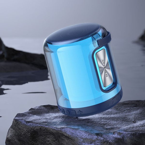Bluetooth Колонка Borofone BR30 Auspicious colorful sports Синій - Зображення 3