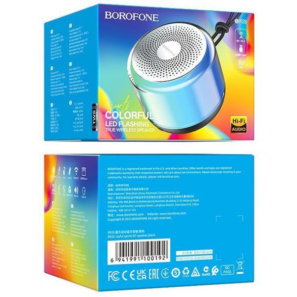Bluetooth Колонка Borofone BR28 Чорний - Зображення 2