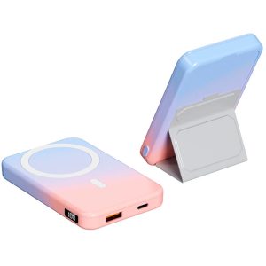 Павербанк Power Bank JJT-A27-1 Gradient PD20W+QC 22.5W з БЗП 10000 mAh Синій / Рожевий