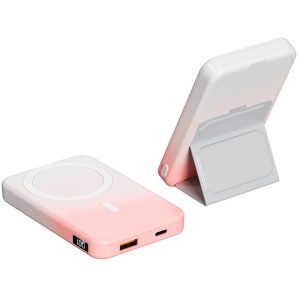 Павербанк Power Bank JJT-A27-1 Gradient PD20W+QC 22.5W з БЗП 10000 mAh Білий / Рожевий