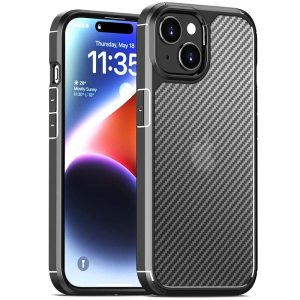 Чохол для iPhone 15 Plus Чорний TPU+PC Line