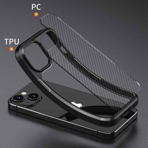 Чохол для iPhone 15 Plus Чорний TPU+PC Line - Зображення 3