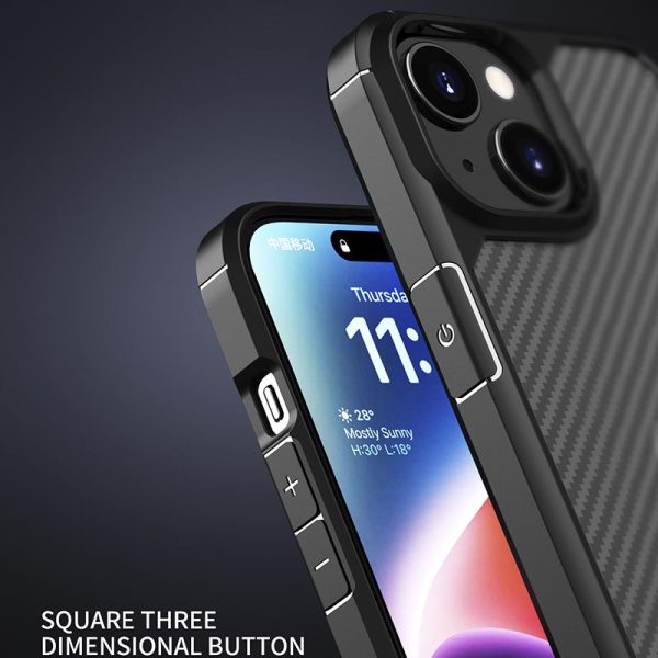 Чохол для iPhone 15 Plus Чорний TPU+PC Line - Зображення 6