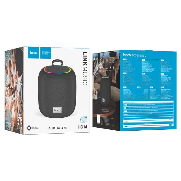 Bluetooth Колонка Hoco HC14 Link sports Чорний - Зображення 4