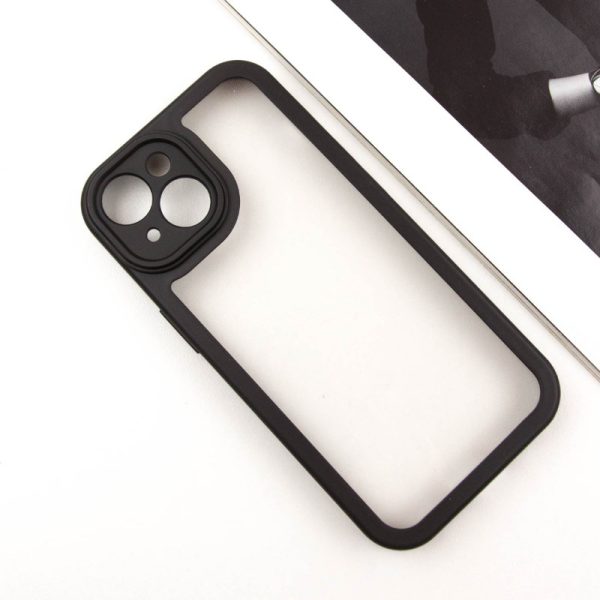 Чохол для iPhone 15 Чорний Прозорий + Colour 1,5mm - Зображення 2