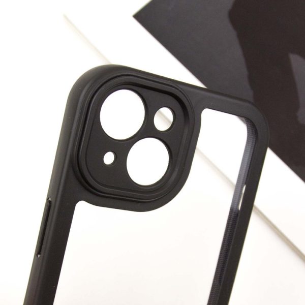 Чохол для iPhone 15 Чорний Прозорий + Colour 1,5mm - Зображення 3