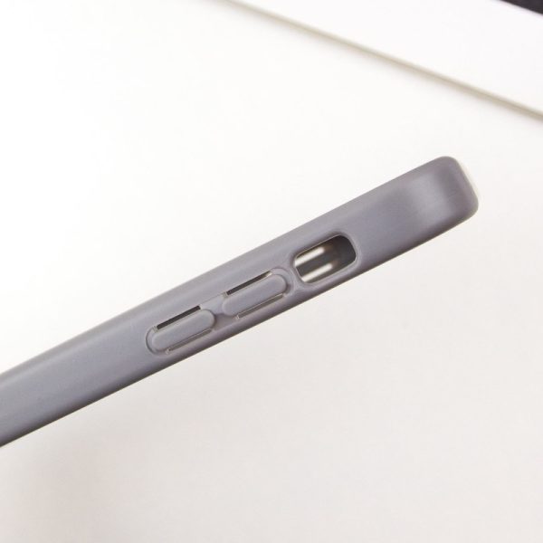 Чохол для iPhone 15 Сірий Прозорий + Colour 1,5mm - Зображення 5
