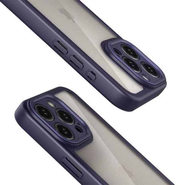 Чохол для iPhone 15 Pro Фіолетовий Прозорий + Colour 1,5mm - Зображення 2