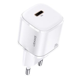 Зарядний пристрій Usams US-CC124 T36 20W Super Si (1USB-C) Білий