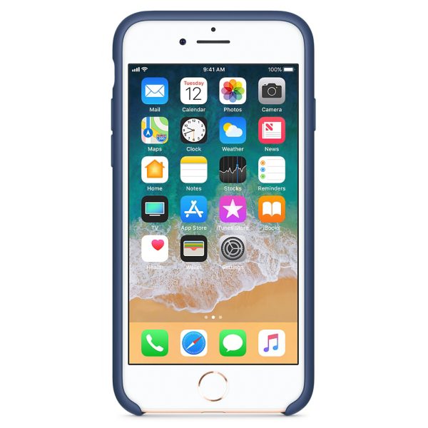 Чохол для iPhone XS Max Синій Silicone Case without Logo - Зображення 2