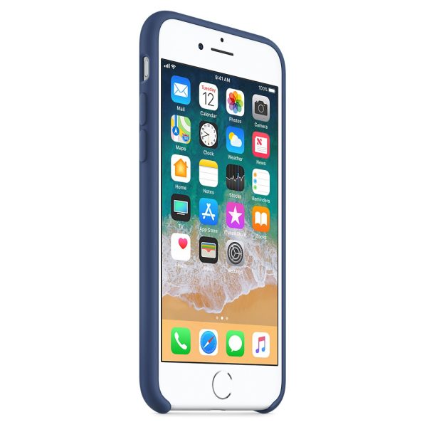 Чохол для iPhone XS Max Синій Silicone Case without Logo - Зображення 3