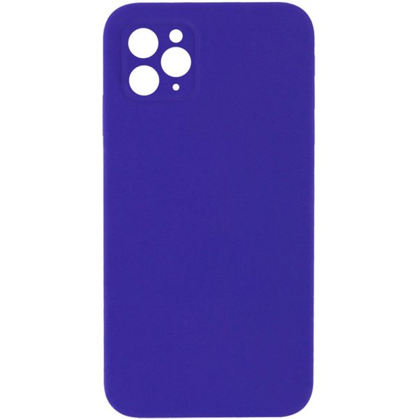 Silicone Case Square Full Camera Protective NOLOGO для Apple iPhone 11 Pro Фіолетовий