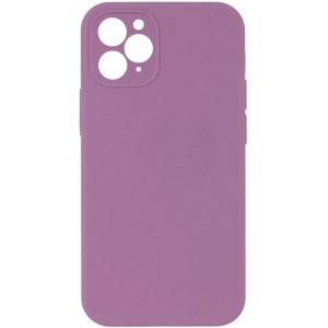 Silicone Case Square Full Camera Protective NOLOGO для Apple iPhone 11 Pro Ліловий