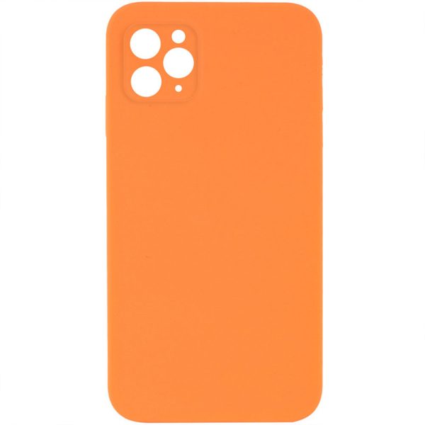 Silicone Case Square Full Camera Protective NOLOGO для Apple iPhone 11 Pro Помаранчевий