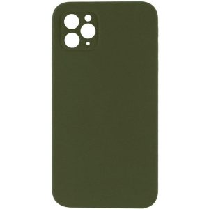 Silicone Case Square Full Camera Protective NOLOGO для Apple iPhone 11 Pro Зелений