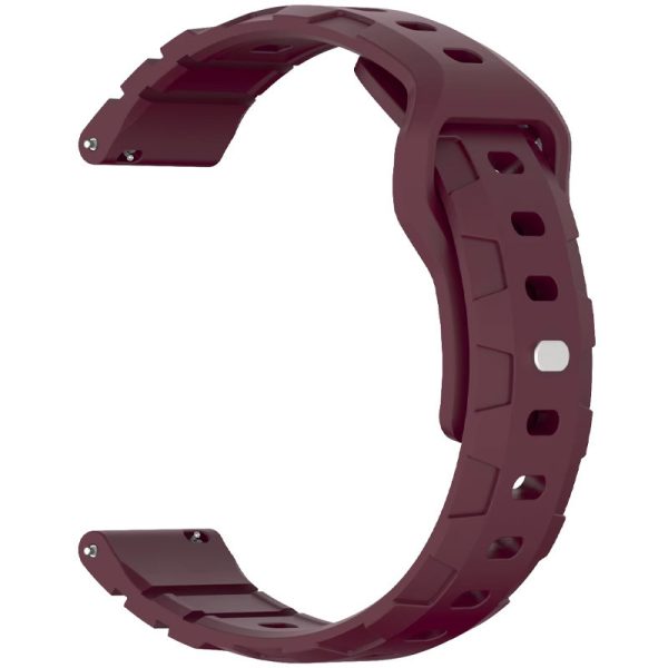 Силіконовий ремінець Defense для Smart Watch 20mm Plum - Зображення 2