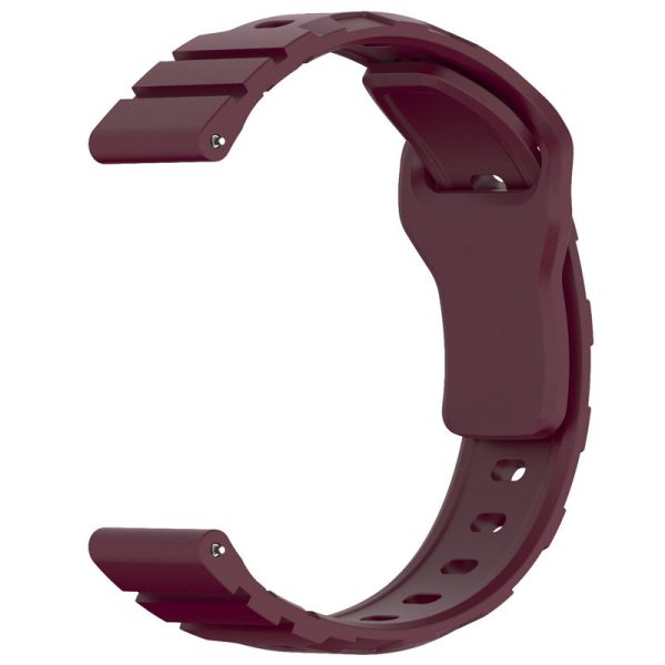 Силіконовий ремінець Defense для Smart Watch 20mm Plum - Зображення 3