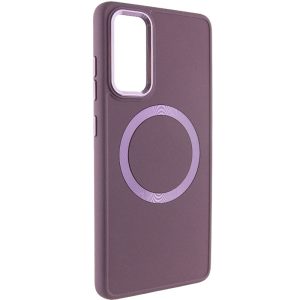Чохол для Samsung Galaxy S21 FE Бордовий Bonbon Metal Style with MagSafe