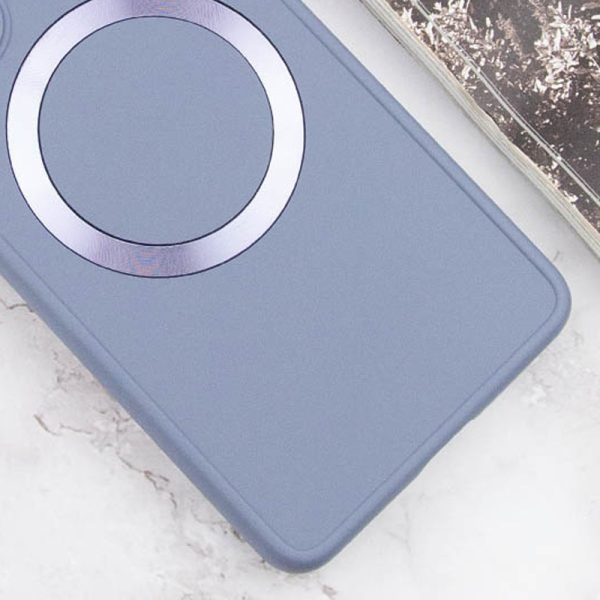 Чохол для Samsung Galaxy S21 FE Сірий Bonbon Metal Style with MagSafe - Зображення 4