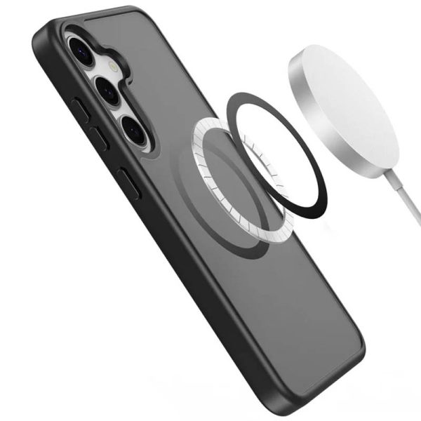 Чохол для Samsung Galaxy S24+ Чорний Metal Buttons with MagSafe Colorful - Зображення 4