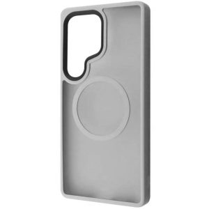 Чохол для Samsung Galaxy S24 Ultra  Сірий Metal Buttons with MagSafe Colorful