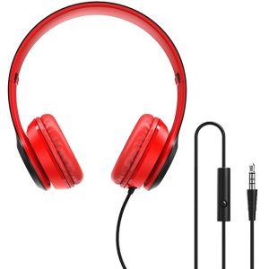 Накладні навушники BOROFONE BO5 (3.5mm/1.2m) Червоний