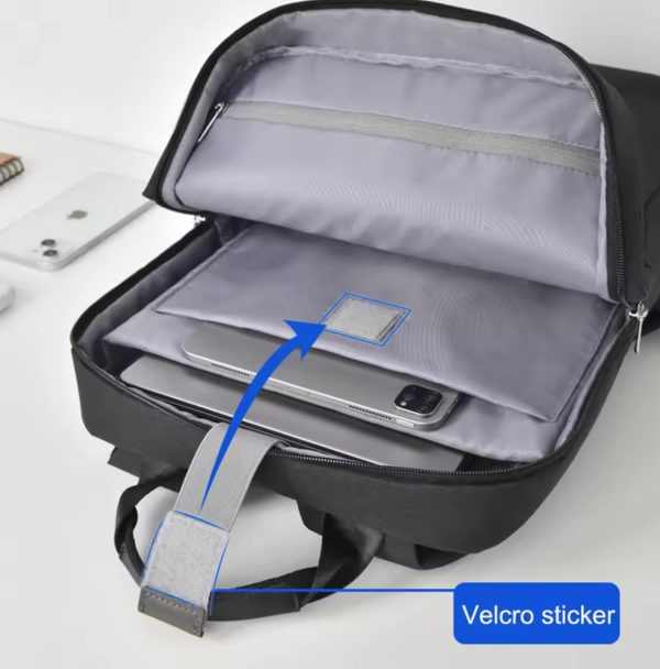 Рюкзак для ноутбука 15.6" WIWU Minimalist Backpack Чорний - Зображення 5