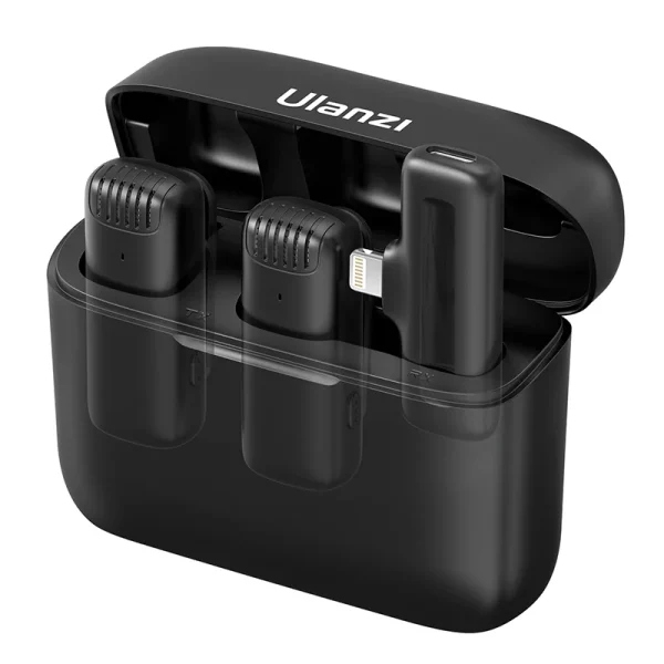 Петличний подвійний бездротовий мікрофон для смартфона Ulanzi J12 Type-C - Зображення 2