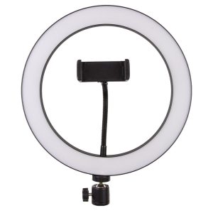 Кільцева світлодіодна LED лампа Flat Ring 10 + tripod 2.1m