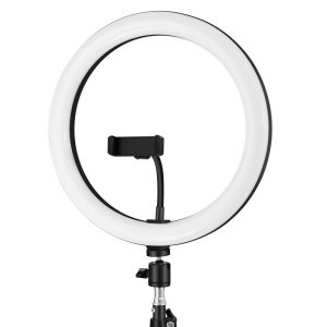 Кільцева світлодіодна LED лампа Arc Ring 10 + стійка-трипод 2.1м